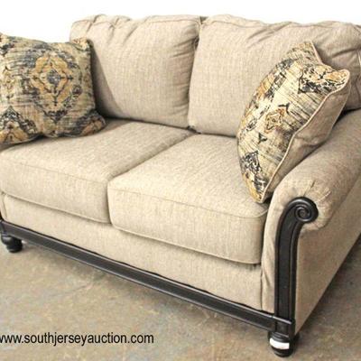  NEW Upholstered Loveseat with Decorative Pillows

Auction Estimate $200-$400 â€“ Located Inside 