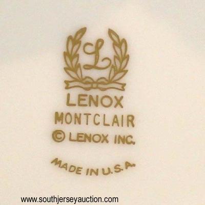  63 Piece Montclair Lenox Dinnerware Set made in U.S.A.

Located Glassware â€“ Auction Estimate $20-$200 