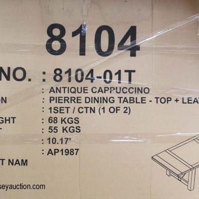  NEW in Box Antique Cappuccino Dining Room Table

Auction Estimate $100-$300 â€“ Located Inside 
