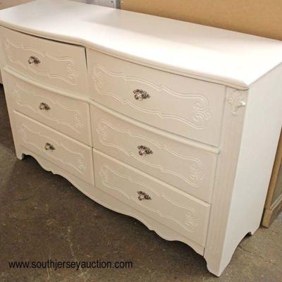  NEW 6 Drawer Shabby Chic Style Painted Dresser with Fancy Hardware

Located Inside â€“ Auction Estimate $100-$300

  