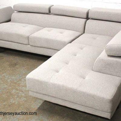  NEW Grey Upholstered 2 Piece Sectional Chaise

Auction Estimate $400-$800 â€“ Located Inside 