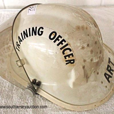  Training Cairns & Bro. Training Officer Art Hard Hat with Visor

Located Glassware â€“ Auction Estimate $100-$200 