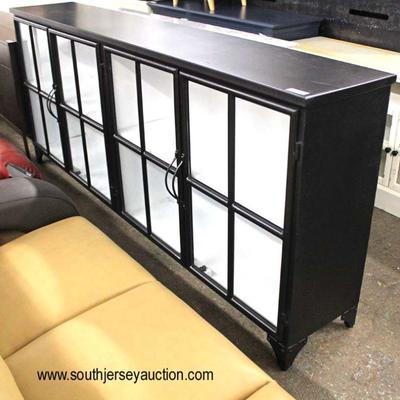  NEW Industrial Style Metal Case 4 Door Display Buffet

Located Inside â€“ Auction Estimate $300-$600 