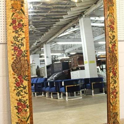  Large Italian Hand Painted Decorator Mirror

Auction Estimate $200- $400 â€“ Located Inside 