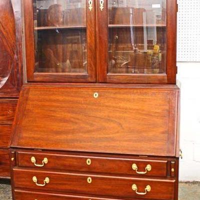  VERY CLEAN SOLID Mahogany “Henkel Harris Furniture” Bracket Foot Secretary Desk with Bookcase Top with Paperwork

Auction Estimate...