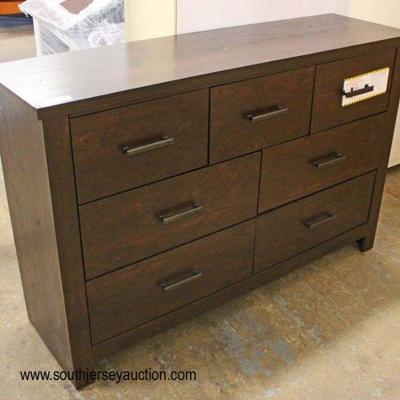  NEW Contemporary 7 Deep Drawer Dresser in the Espresso Finish

Located Inside â€“ Auction Estimate $100-$300 