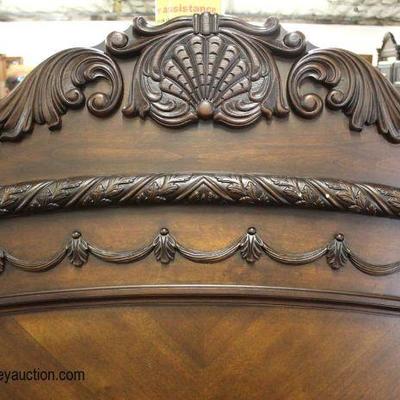  NEW Queen Size Burl Mahogany Carved Contemporary Sleigh Bed

Auction Estimate $200-$400 â€“ Located Inside 