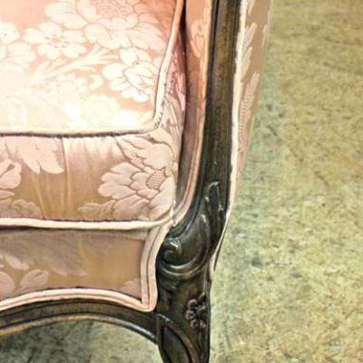  PAIR of VINTAGE Upholstered Mahogany Frame Loveseats

Auction Estimate $300-$600 â€“ Located Inside 