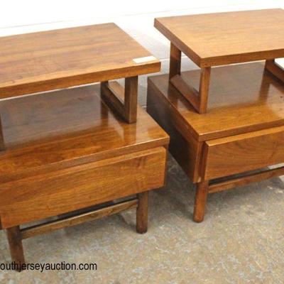  Pair of â€œAmerican Furnitureâ€ Mid Century Modern Lamp Tables

Auction Estimate $100-$300 â€“ Located Inside 