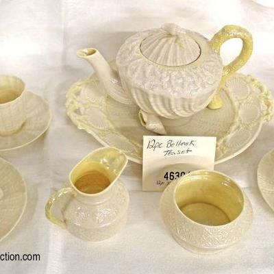  12 Piece â€œBelleekâ€ Fermanagh Ireland Tea Set

Auction Estimate $100-$200 â€“ Located Inside 