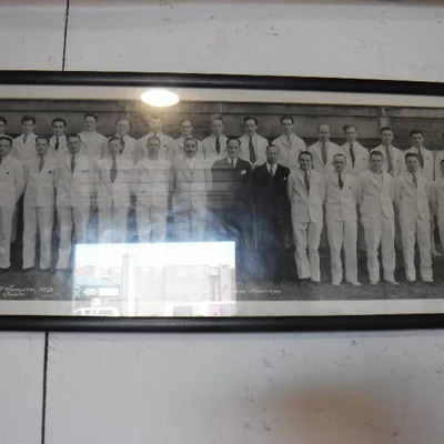 Interns at General Hospital 1934 framed picture