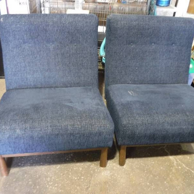 Comfy blue chair set