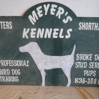 Meyer's Kennels pointer and shorthairs Sign