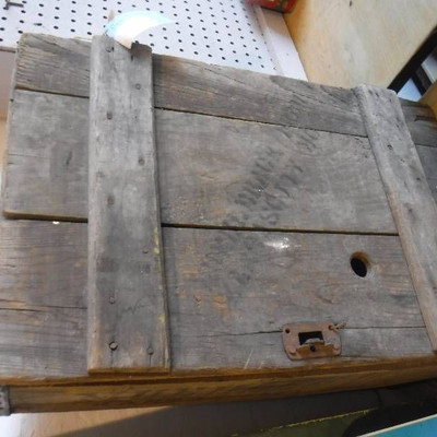 Muehlebach wood crate Kansas city Mo