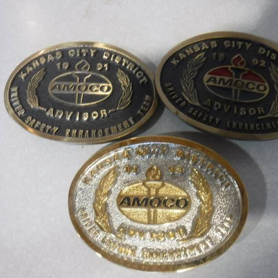 Amoco Belt buckles collection