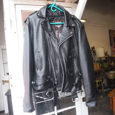 Interstate brand Leather jacket size 48 WITH TAGS! ...