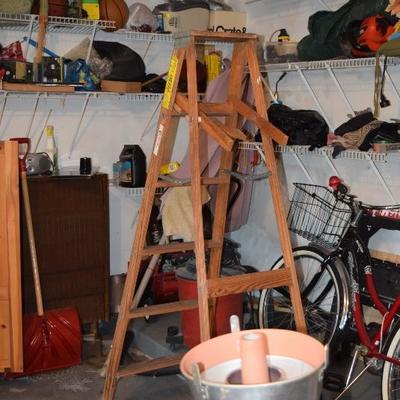 Ladder, Bicycle, Garage Items