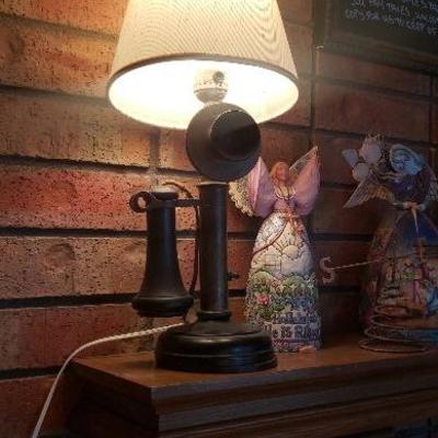 Vintagr Kellog Phone converted into Lamp