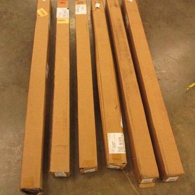LOT of Curtain Rods in Boxes