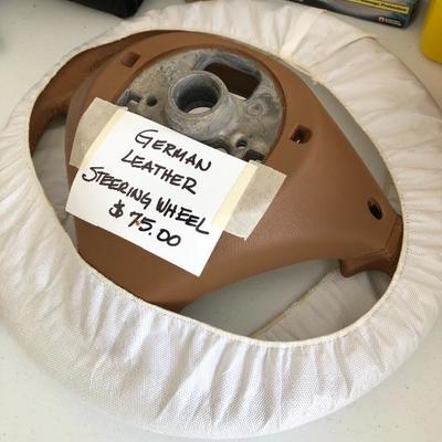 German Leather Steering Wheel