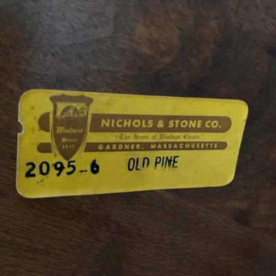 - Nichols & Stone Old Pine Windsor Rocker - $155