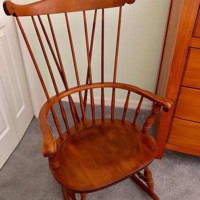 - Nichols & Stone Old Pine Windsor Rocker - $155