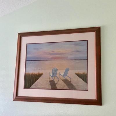 Estate sales are a great way to buy beautiful framed art! 