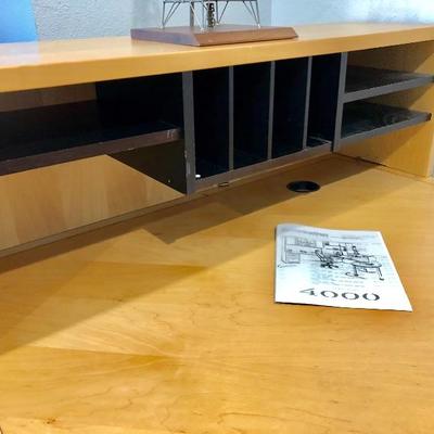- "Jesper" Solid Maple Modular Sectional Desk w/Inlay Top 
	Corner Unit w/Low Hutch - $250 (43W  48L) 
	Side Extension Table...
