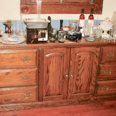 Dark Wood Cabinet with 6 Drawers & 2 Doors Enlarge the image to view all of the great items in the sale 