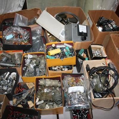 Vintage Electronics & Radio Repair Parts Mostly NEW & NOT USED PULLED FROM ATTIC 