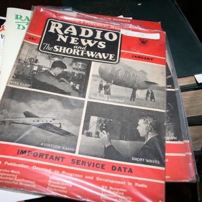 Collection of Radio News and the Short Wave Radios Magazines from the 1930's 