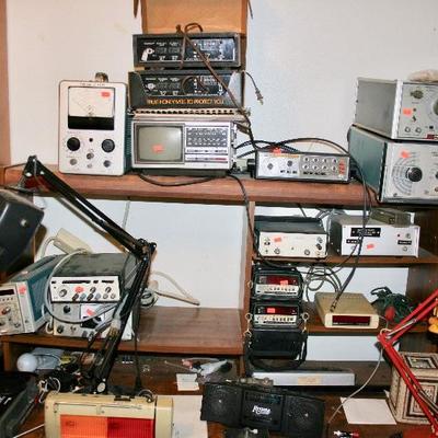 Lots of Vintage Old School Electronic / Radio Testing Equipment 