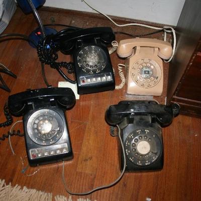 Vintage Rotary Dial Desk & Wall Telephones & Rotary Dial Multi-Line Desk Telephones