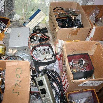 Vintage Electronics & Radio Repair Parts Mostly NEW & NOT USED PULLED FROM ATTIC 