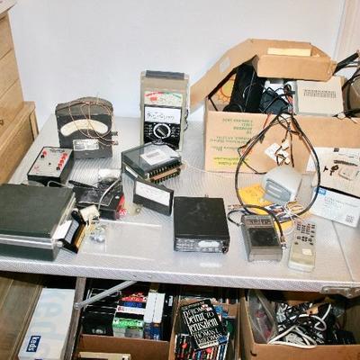 Vintage Old School Electronic / Radio Testing Equipment  & Parts of Parts 