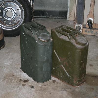 Military Fuel Cans 