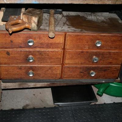 6 Drawer Wood Storage Cabinet 