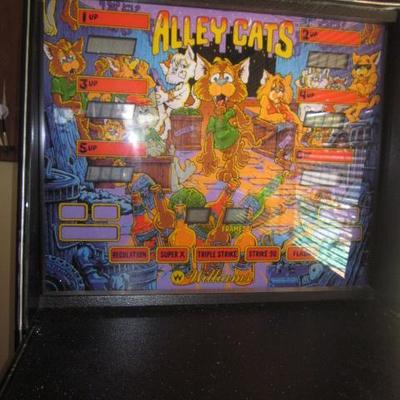 Alley Cats Shuffle Bowler Arcade Game United Manufacturing Serial No 18842 