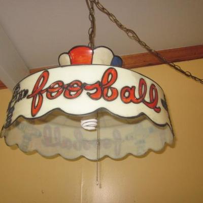 Foosball Overhead Lighting 