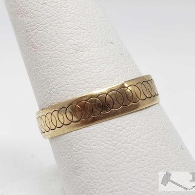 842: 14k Gold Band, 1.4g
Weighs approx 1.4g, size 7.5
OS19-017630.80