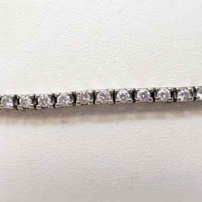 862: 14k Gold Diamond Bracelet, 11.5g
Weighs approx 11.5g, measures approx 7.5