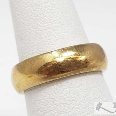 720: 18k Gold Band, 9.7g
Weighs approx 9.7g, size 6.5
OS19-017630.8 2/4