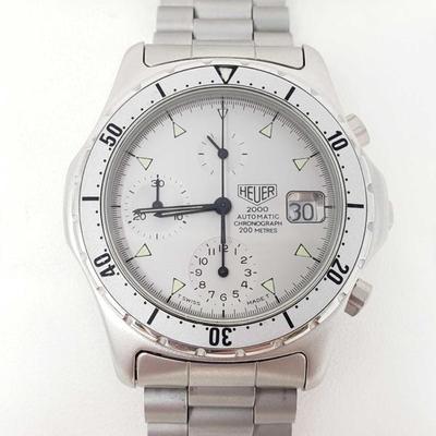 958 Tag Heuer 2000 Chronograph Watch
Stamped 172.006 on back of face