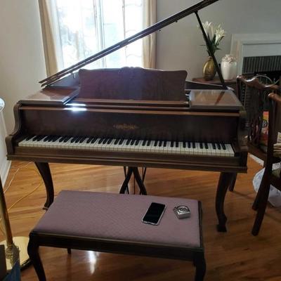 150
5' Baby Grand Piano by Chickering
Appears to be in good condition
