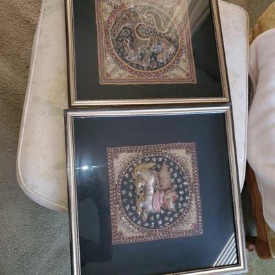 705
Pair of Kalagas of Burma .. Imported from Thiland
Shadow Box measure 16 by 16