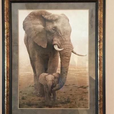 Elephant art 45.5 l x 36 w 