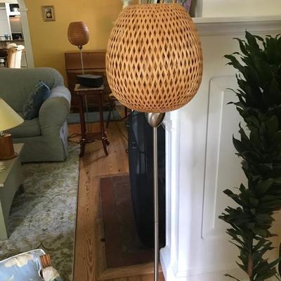 Basket weave Floor Lamp