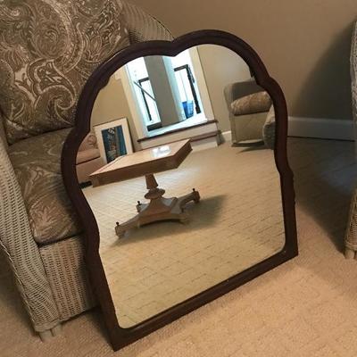 Oak Wall / Dresser Mirror