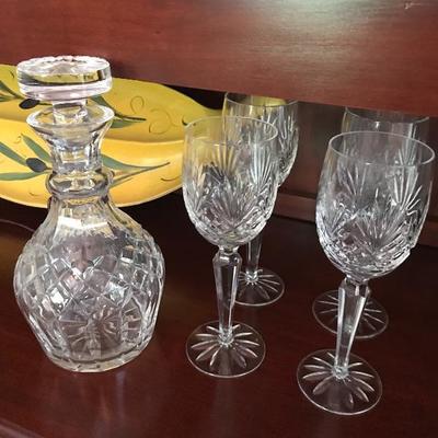 Waterford Stemware and Decanter