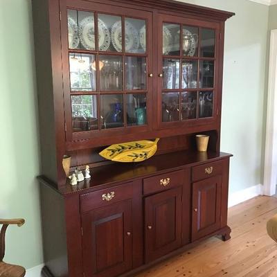 Tom Seely Cherry China Cabinet